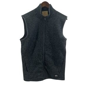Eddie Bauer Men S Gray Radiator Fleece Vest Full Zip Pockets New Tags